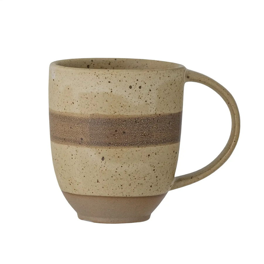 Bloomingville Becher aus Keramik in der Farbe Nature Solange - Bild 1