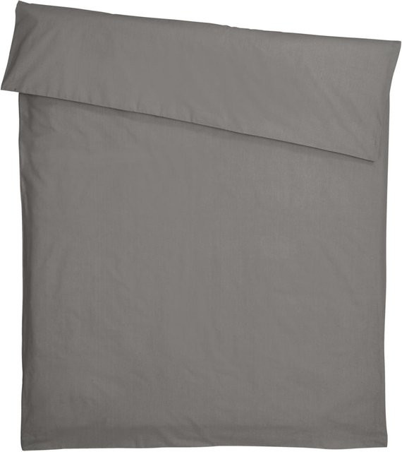 Bettbezug Erwin M. Siena in Grau, Material: Baumwolle-Polyester-Mix, B/L: 155 x 220 cm - Bild 1