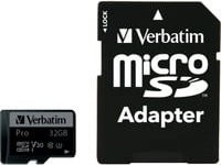 Verbatim Pro microSDHC Speicherkarte Class 10, 32 GB, Schwarz - Bild 2