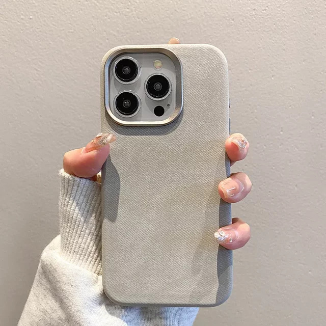 Matte Mikrofaser Schutzhülle mit Flanell-Innenfutter für Apple iPhone 16 Pro Max, iPhone 15, iPhone 15 Pro und iPhone 17, MagSafe kompatibel - Bild 1