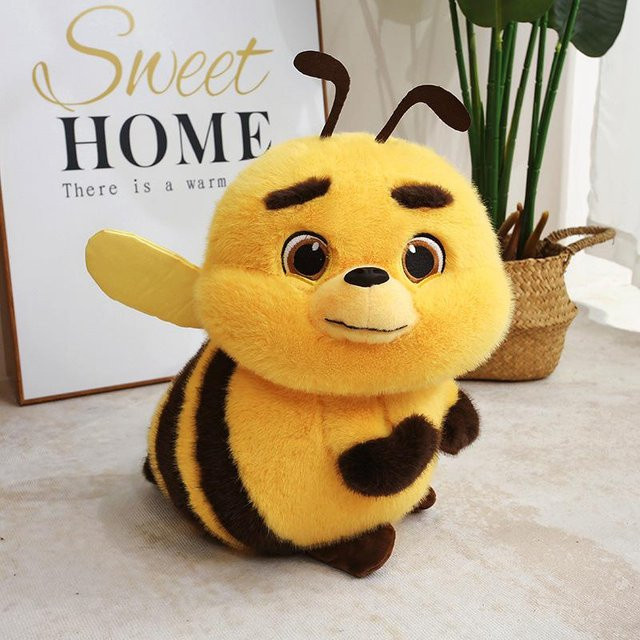 Bienenkissen Plüschtier, Honigbienen-Spielzeug, 25cm, ab 0 Jahre - Bild 1