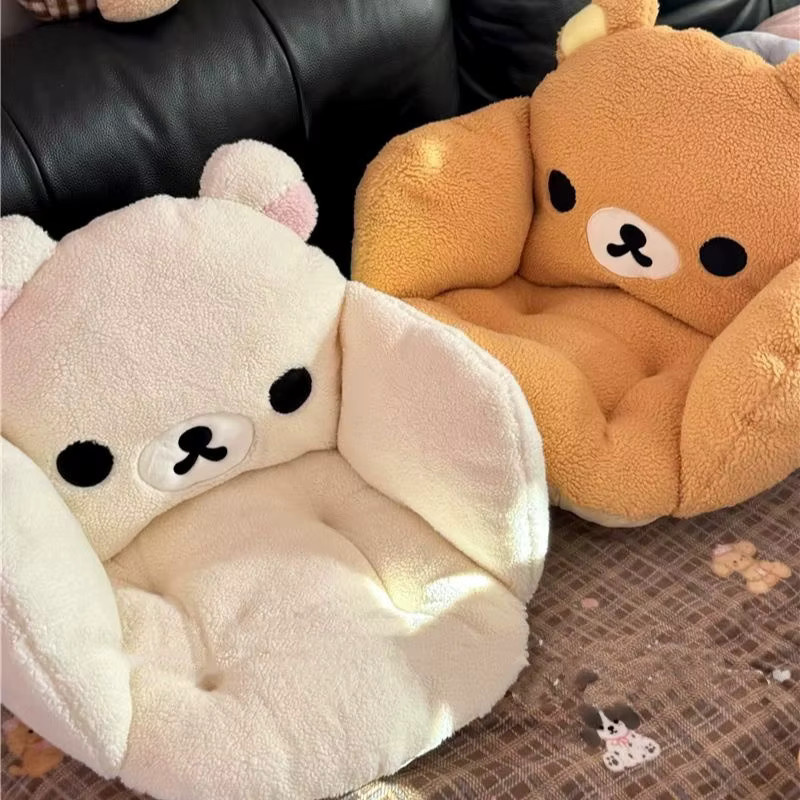Bandai Rilakkuma Winterbär Sitzkissen in Weiß - Bild 2
