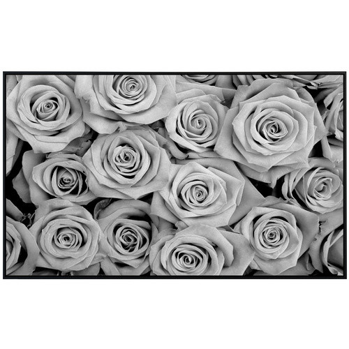 papermoon EcoHeat Infrarotheizung mit Blumen-Design in Schwarz und Weiss, Matt-Effekt, mit App-Steuerung und WLAN - Bild 2