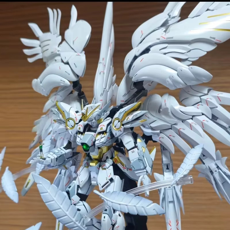 Bandai Gundam Mg Wing Mecha Bausatz, 1:100, Weiß, Kunststoff - Bild 4