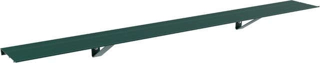 Vitavia Wandregal für Gewächshäuser aus Aluminium in Grün, Breite: 122 cm, Tiefe: 15 cm, Höhe: 10 cm - Bild 2