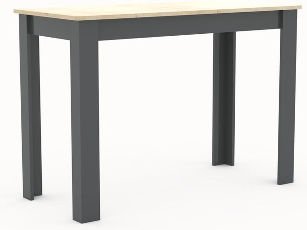 VCM Esstisch Esal in Grau, rechteckiger Esstisch aus Holzwerkstoff, B/H/T: 110 x 76 x 50 cm - Bild 3
