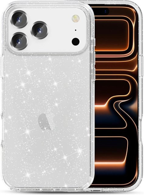 NMEGOU Glitzer Bling Soft Case Transparent für iPhone 17 Air 16E 15 14 13 12 11 Pro Max Plus - Bild 1