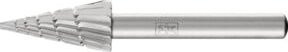 PFERD TOOLS HSS Frässtift Spitzkegelform Silber Durchmesser: 12 mm, Länge: 25 mm, Schaft-Durchmesser: 6 mm, Universal mittel mit Spanbrecher - Bild 1