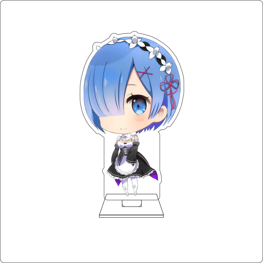 Bandai Re:ZERO - Starting Life in Another World, Emilia Rem, Acryl-Figur Standfigur, 10cm - Bild 1