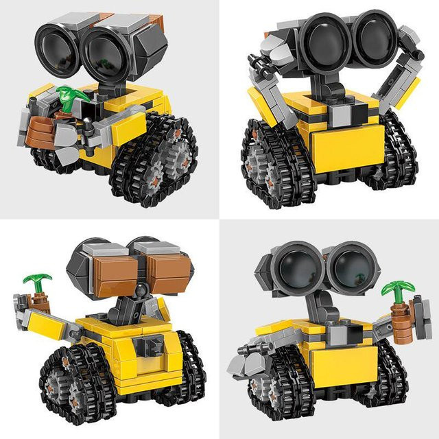 Hot Toys Mini-Roboter-Bausatz, Weltraum, 217-teiliges Set, ab 6 Jahren - Bild 1