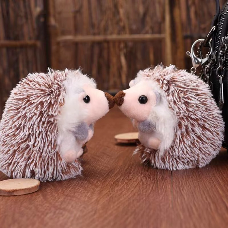 JINHF Schlüsselanhänger Plüsch-Igel, 10 cm, Unisex - Bild 2