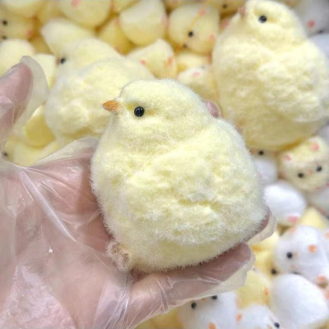 BC Pet Supplies Hühnchen Mochi Taba Squishy, licht grau - Bild 1