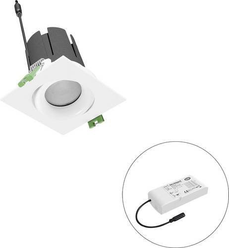 EVN LED-Deckenstrahler F11RXXXM1327L24D in Weiß, quadratisch und verstellbar - Bild 1