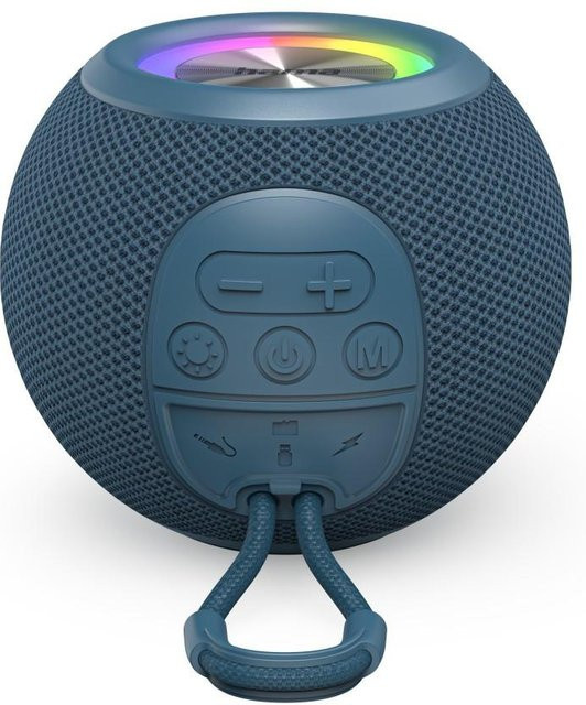 Hama Bluetooth Lautsprecher Ball Shape Speaker mit 5 Licht-Modi, 5W, Blau - Bild 1