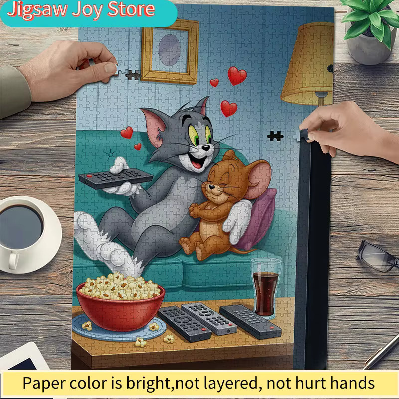 Warner Bros. Tom und Jerry Puzzle, bunt - Bild 2