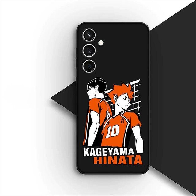 Handyhülle Toru Oikawa Haikyuu Hinata Shoyo für Samsung Galaxy S20 S21 S22 FE Ultra Plus A07 A17 A15 A16 A25 A57 A37 in Schwarz - Bild 1