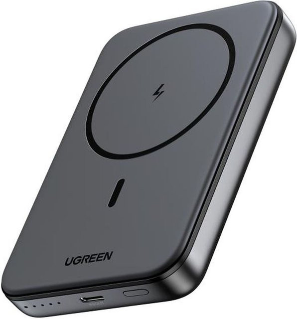 UGREEN Wireless-Akku PB561, 10000mAh, 20W mit PD und Qi, Schwarz - Bild 1