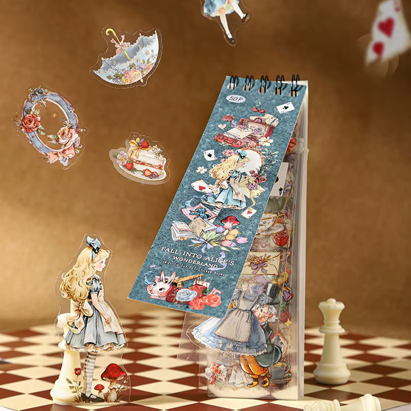 Mr.Paper Märchen-Thema Ausgestanzte PET-Aufkleber für DIY Journal und Dekoration, 50 Blatt, Mehrfarbig - Bild 2
