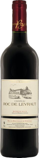 Château Roc de Levraut Rotwein, Merlot, Bordeaux, 2025, trocken, 0,75 l - Bild 1