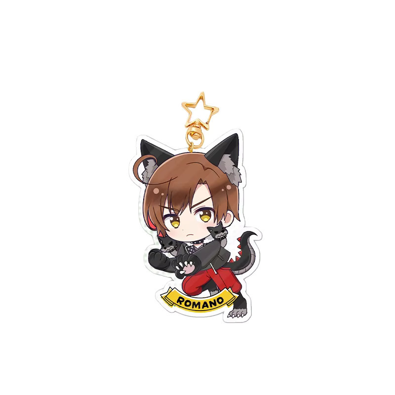 Schlüsselanhänger Anime Hetalia Weltsterne, Acryl, Unisex, 6 cm - Bild 2