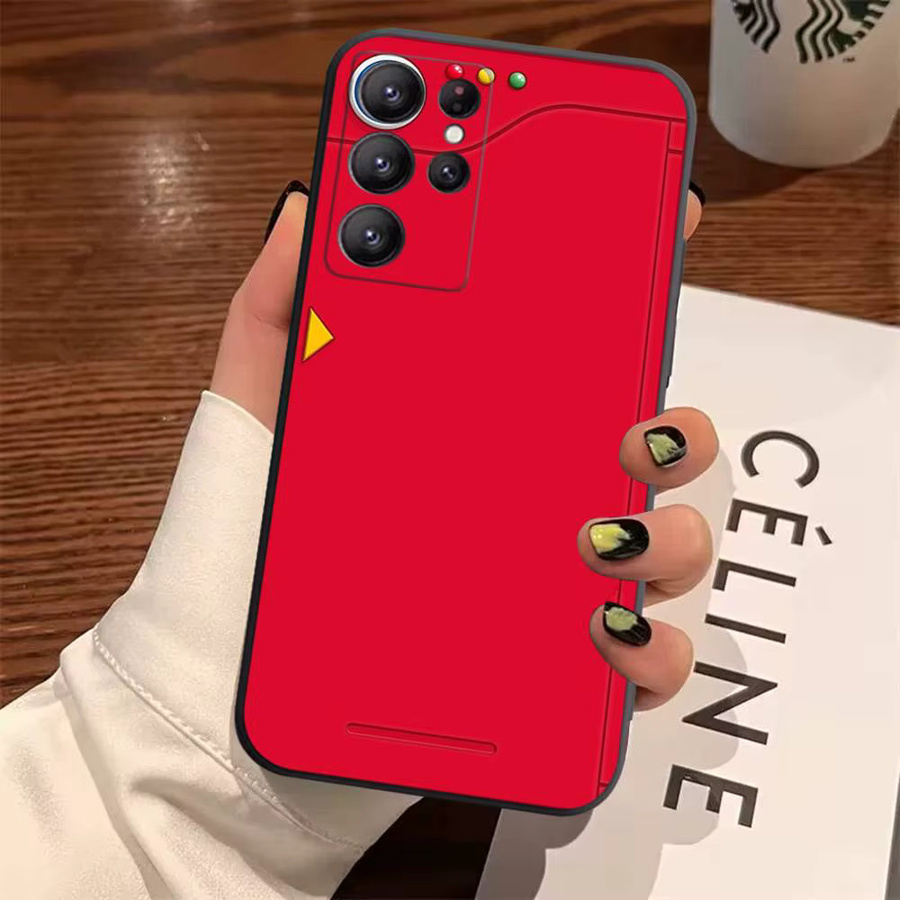 Pokedex Alt Case für Samsung Galaxy S25 S23 S22 S21 S20 S10 Ultra Plus FE Soft TPU Cover in Rot - Bild 3