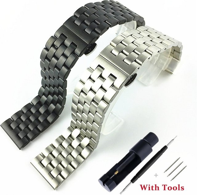 Aotelayer Uhrenarmband Edelstahl, Unisex - Bild 1