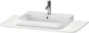 Duravit Waschtisch-Konsole Happy D.2 Plus in Nordweiß-matt mit 1 Ausschnitt, Breite: 100 cm, Tiefe: 55 cm - Bild 1