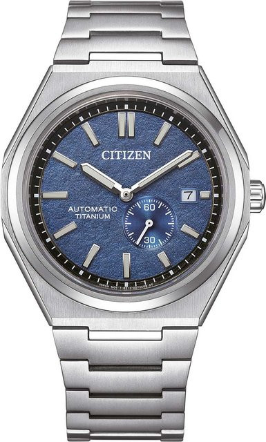 Citizen Armbanduhr, Automatik, Titanium, Blau, 41 mm, Herren - Bild 1