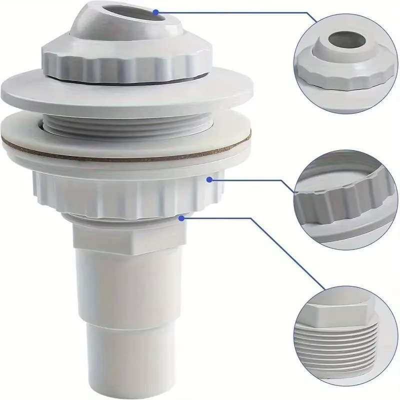 Schwimmbaddüse als Wasserauslass-Rückflusssprüher für Spa und Pool, Weiß, Durchmesser: 32 mm - Bild 2