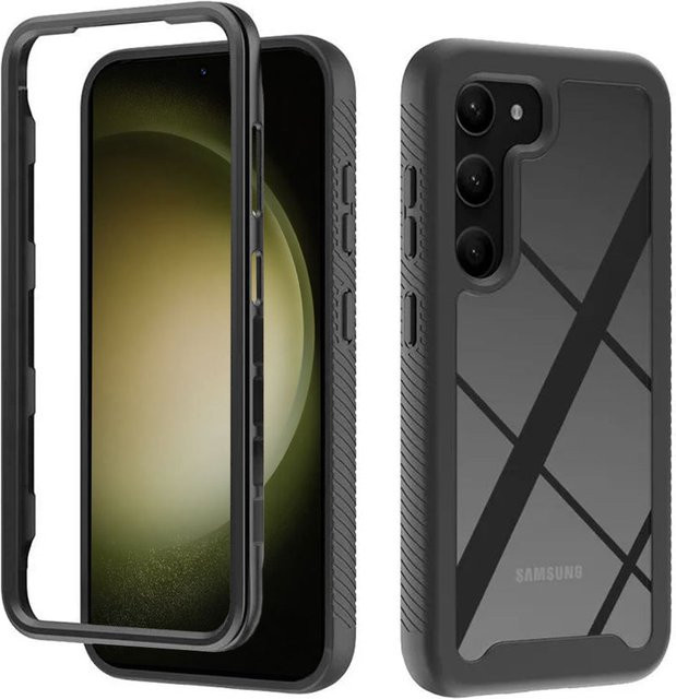 Techsuit Defense360 Pro Schutzhülle für Samsung Galaxy S23+ S916 in Schwarz - Bild 1