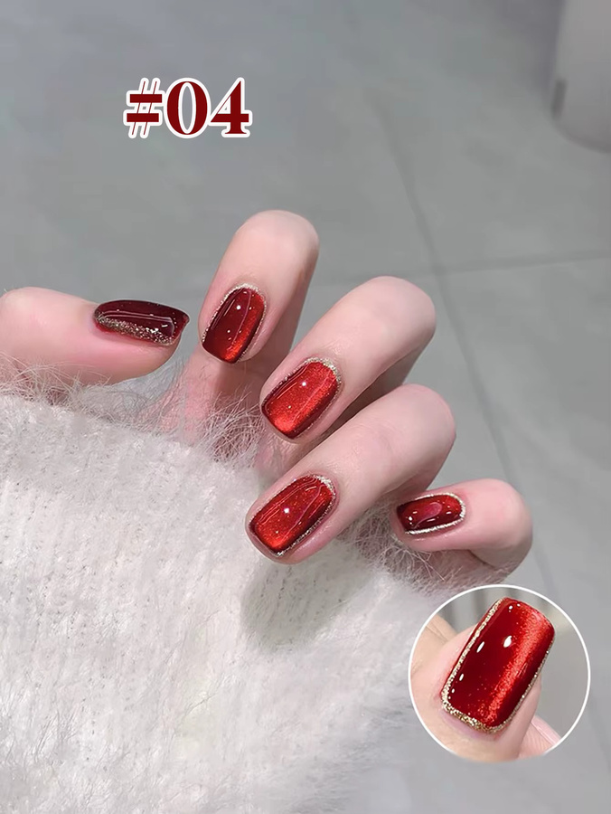 MIANEL Gel-Nagellack, Spiegelrot, 12 ml - Bild 3