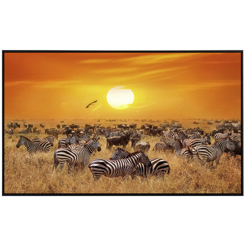 papermoon Infrarotheizung EcoHeat Afrikanische Antilopen und Zebras in bunt mit Matt-Effekt, App-Steuerung und Überhitzungsschutz, B/H/T: 60 x 60 x 6 cm - Bild 2
