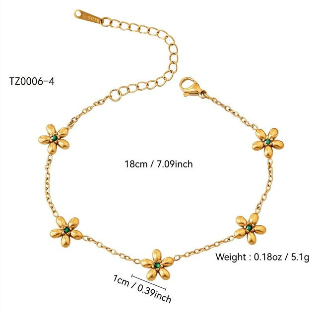 Lucky Star Jewelry Schmuck-Set, Edelstahl vergoldet, Zirkonia, Damen - Bild 1