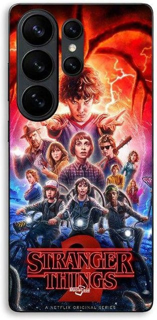 Maniacase Handyhülle für Samsung Galaxy S26 Ultra Stranger Things Staffel 2 in Schwarz und Multicolour - Bild 1