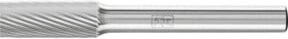 PFERD Hartmetall Frässtift Zylinder ZYA universal fein, Farbe Silber, Durchmesser: 8 mm, Länge: 20 mm, Schaft-Durchmesser: 6 mm - Bild 1