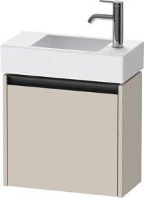 Duravit Waschtischunterschrank Ketho.2 in Beige Matt, wandhängend mit 1 Tür, B/H/T: 48,4 x 44,0 x 23,8 cm - Bild 1