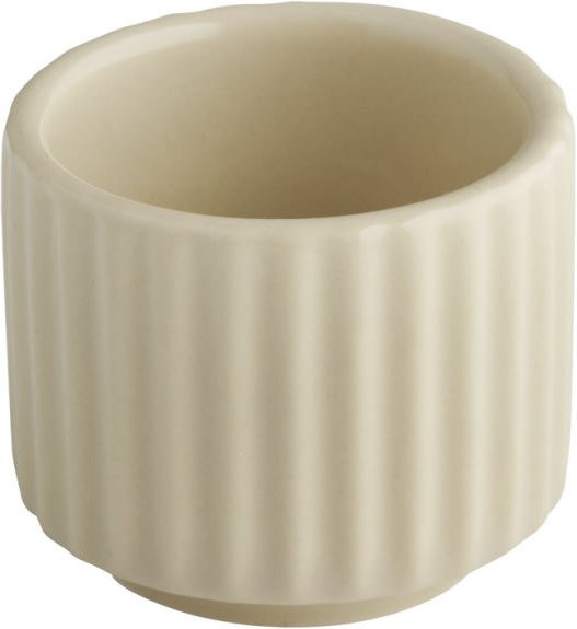 APS Schale THE GRID aus Porzellan, beige, 12er Pack, Durchmesser: 4,5 cm, Höhe: 4 cm, 20 ml - Bild 1