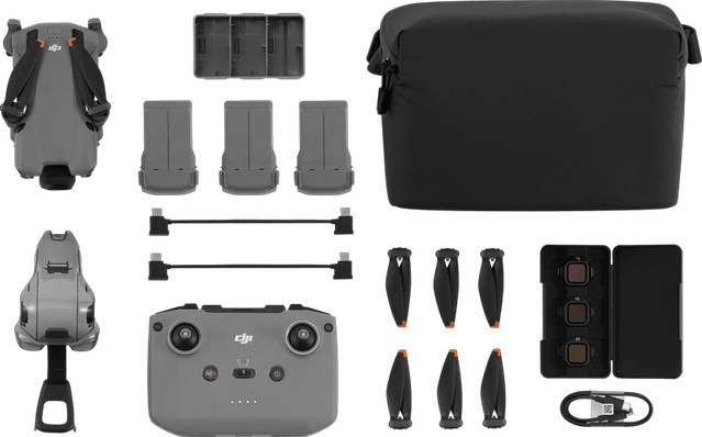 DJI Mini 5 Pro Fly More Combo Quadrocopter mit RC-N3 Fernsteuerung und ND-Filterset in Grau-Schwarz - Bild 1