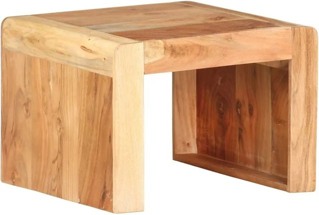 vidaXL Beistelltisch aus Akazie Massivholz in Braun, B/T/H: 40 x 40 x 30 cm - Bild 1