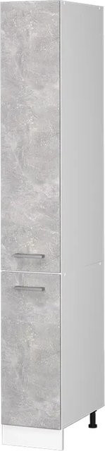 Vicco Apothekerhochschrank R-Line Küchenschrank Weiß Beton Breite: 30 cm, Tiefe: 30 cm, Höhe: 48,54 cm - Bild 2