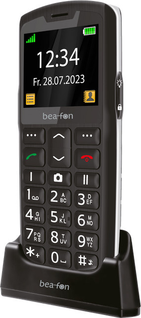 Beafon SL260 Seniorenhandy 2G in Schwarz/Silber - Bild 1