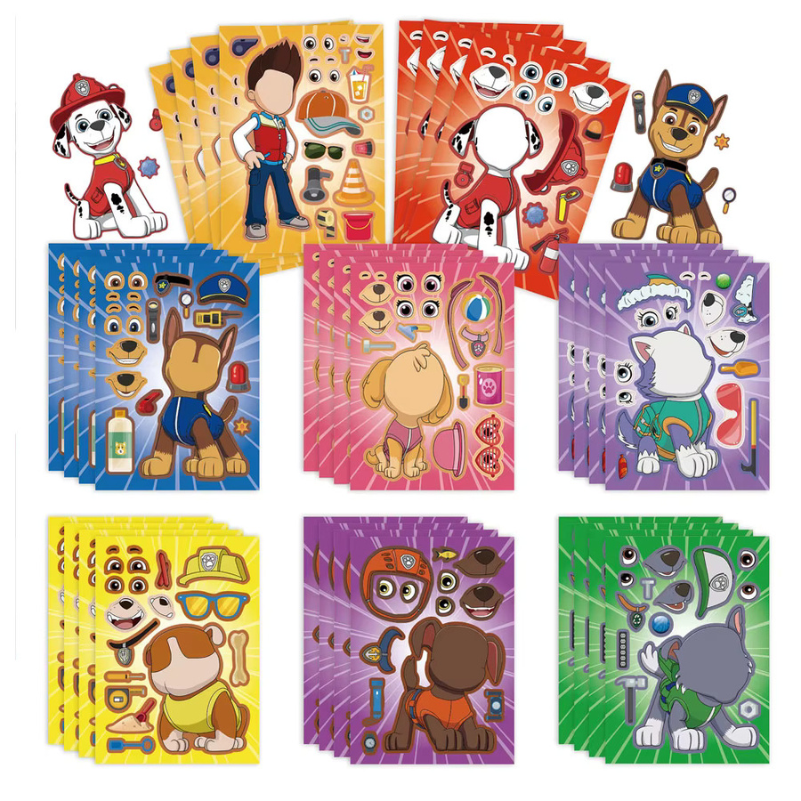 Paw Patrol Make a Face Puzzle, 16 Blatt, Bunt / Mehrfarbig - Bild 2