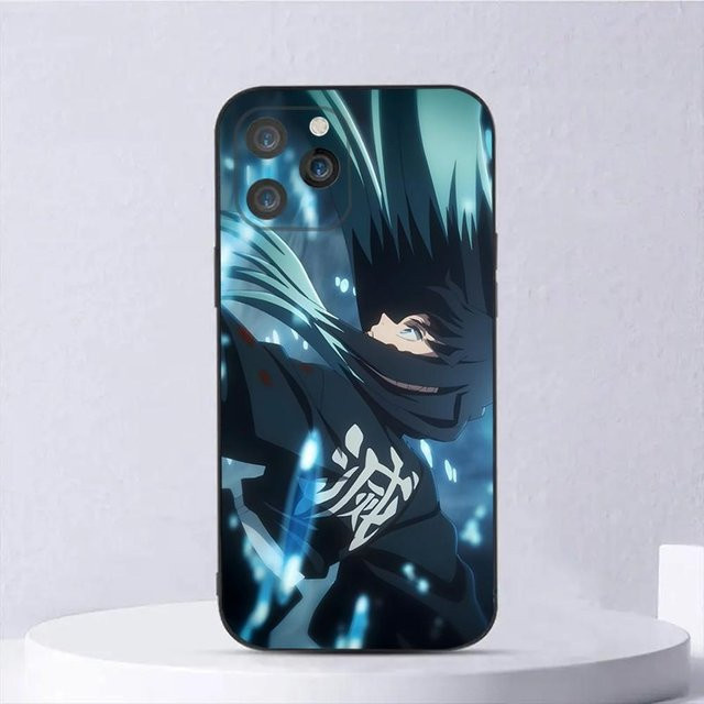 Anime Muichiro Tokito Handyhülle aus weichem Silikon für Apple iPhone Modelle in Schwarz und Multicolour - Bild 1