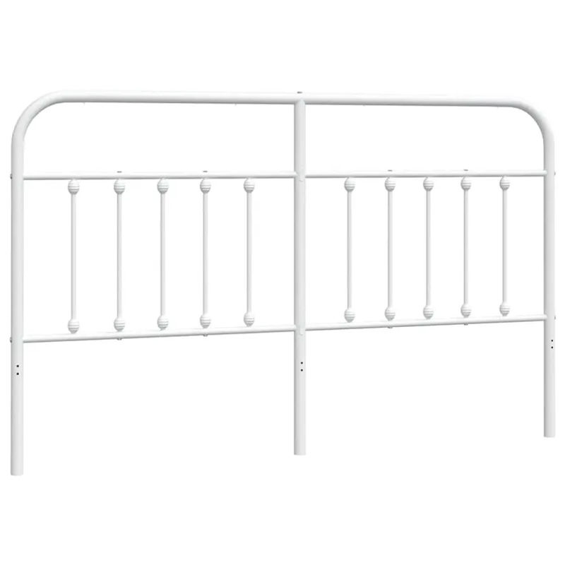Vidaxl Metall-Kopfteil in Weiß im klassischen Design, Breite: 180 cm - Bild 2