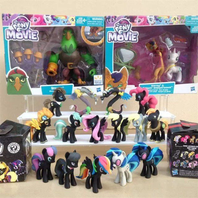 Hasbro My Little Pony Apple Jack Rarity Twilight Sparkle Rainbow Dash Actionfiguren, ab 4 Jahren - Bild 1