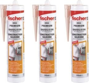 fischer Bausilikon DBSA 310 schimmelresistent in Betongrau - Bild 1