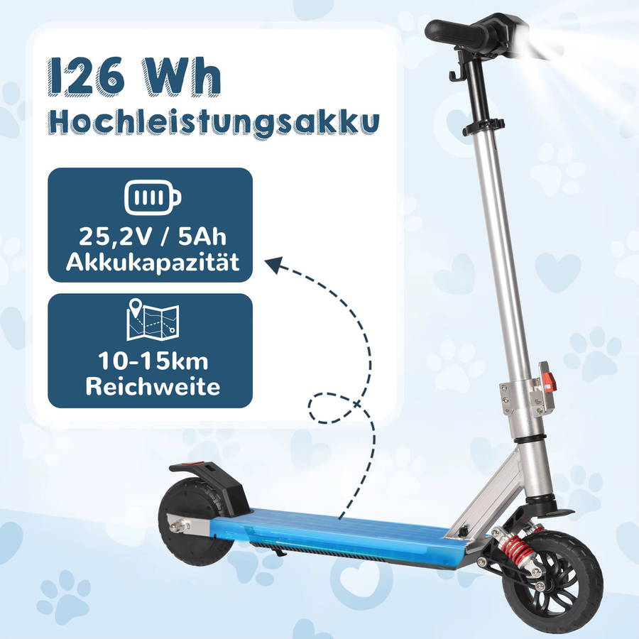 Vankel Elektrischer Roller, faltbar, ab 6 Jahren - Bild 3