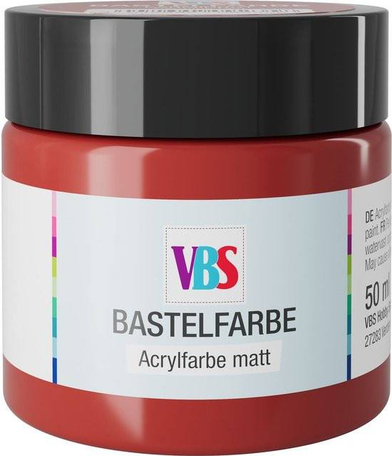 VBS Bastelfarbe Karminrot 50 ml - Bild 1