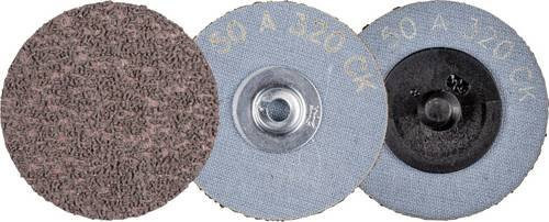PFERD COMBIDISC Compactkorn Schleifblatt CD für Winkelschleifer, Körnung 400, Durchmesser: 75 mm, 50 Stück, Grau - Bild 1