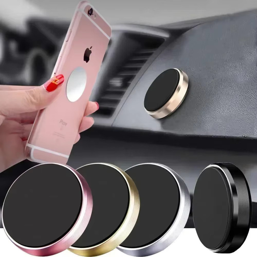 Magnetischer Autotelefonhalter in Gold für iPhone, Samsung, Xiaomi und Huawei zur Befestigung am Armaturenbrett oder an Wänden - Bild 2